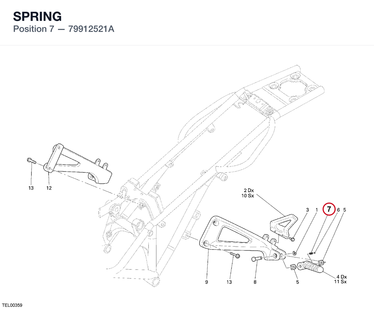SPRING 79912521A diagram position