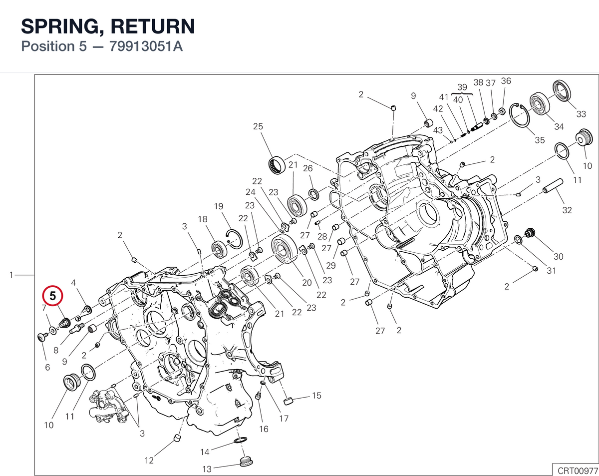 SPRING, RETURN 79913051A diagram position