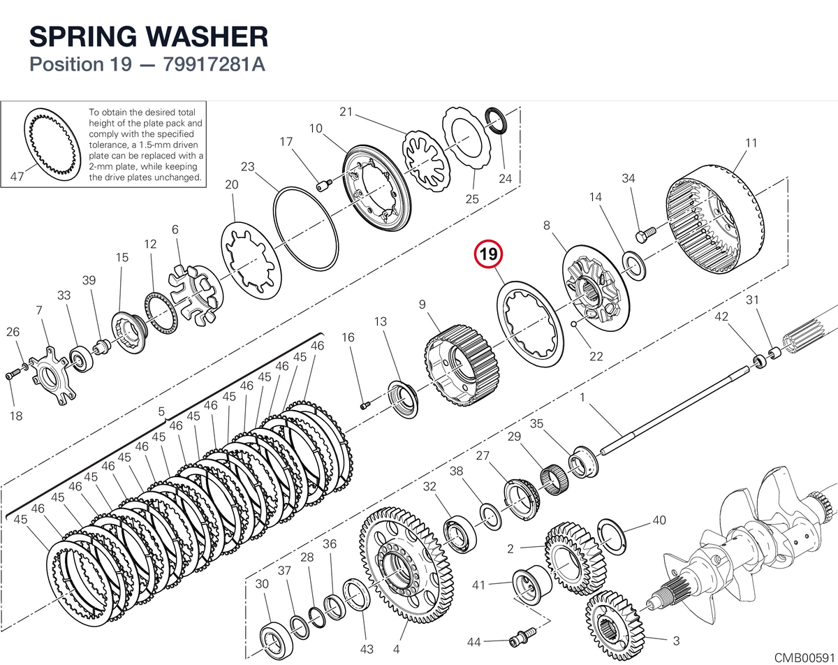 SPRING WASHER 79917281A diagram position