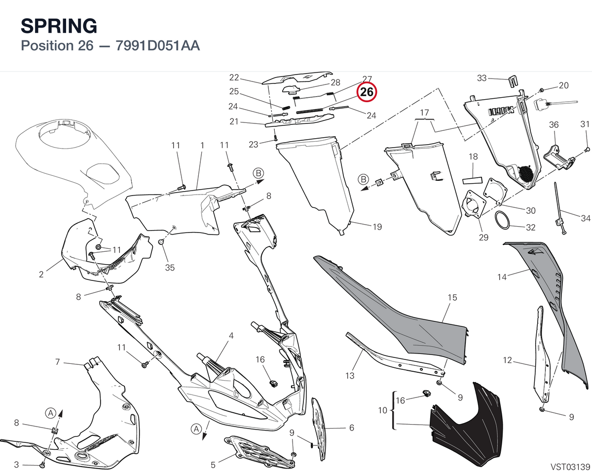 SPRING 7991D051AA diagram position