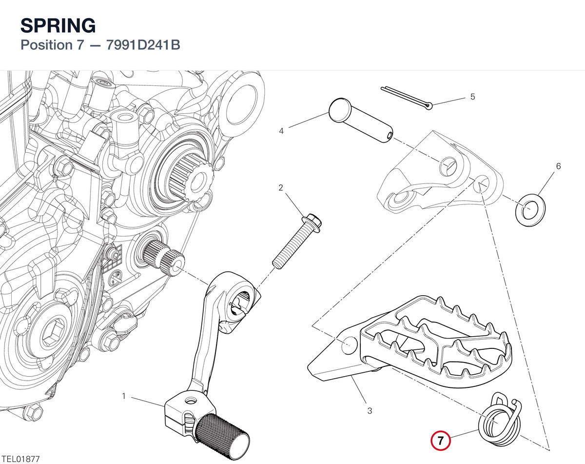 SPRING 7991D241B diagram position