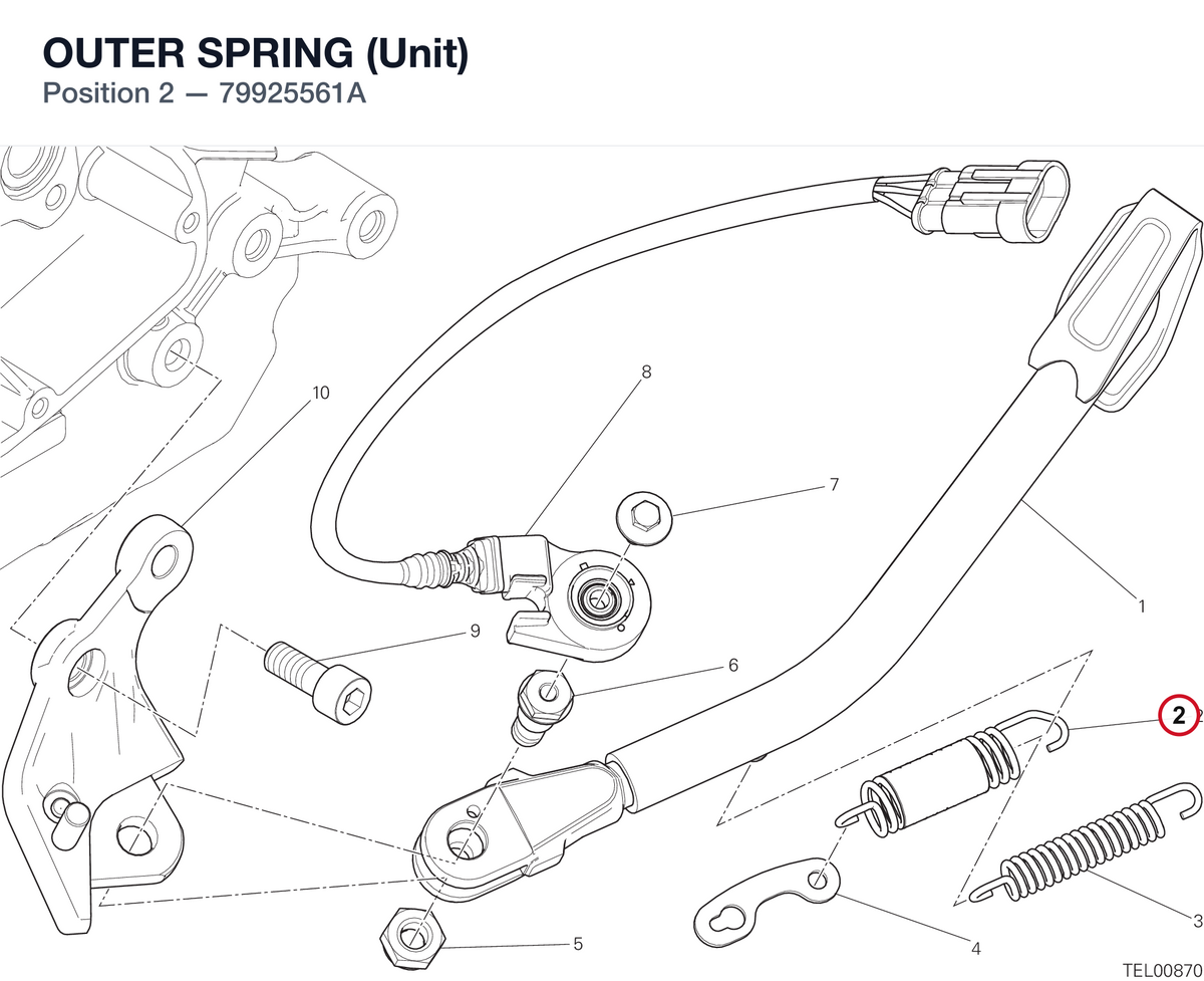 OUTER SPRING (Unit) 79925561A diagram position