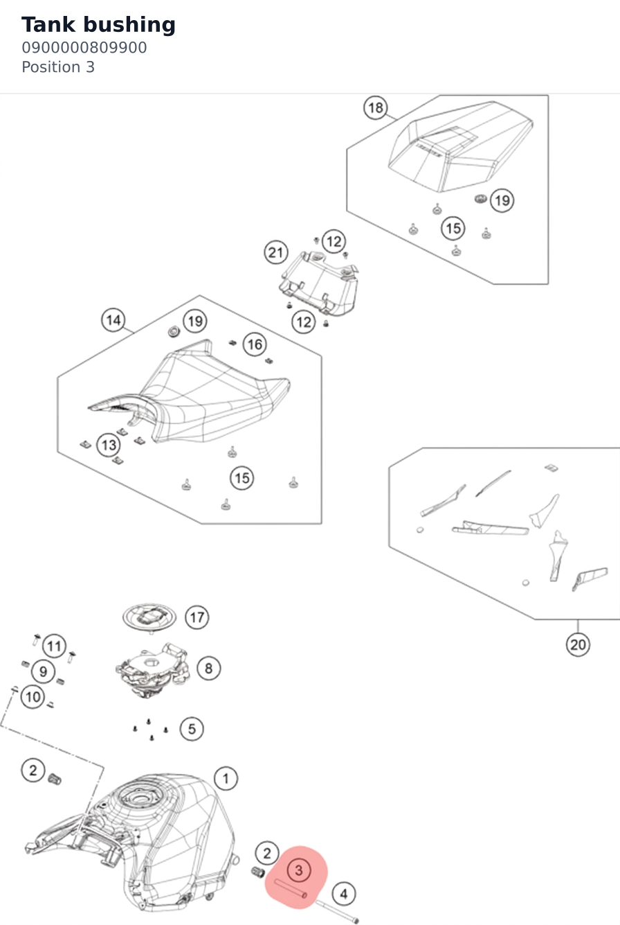 Diagram preview: Tank bushing (0900000809900)