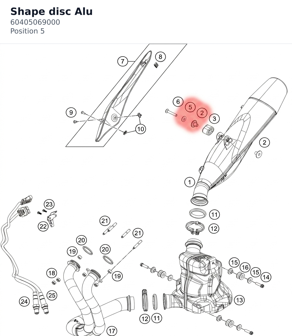 Diagram preview: Shape disc Alu (60405069000)