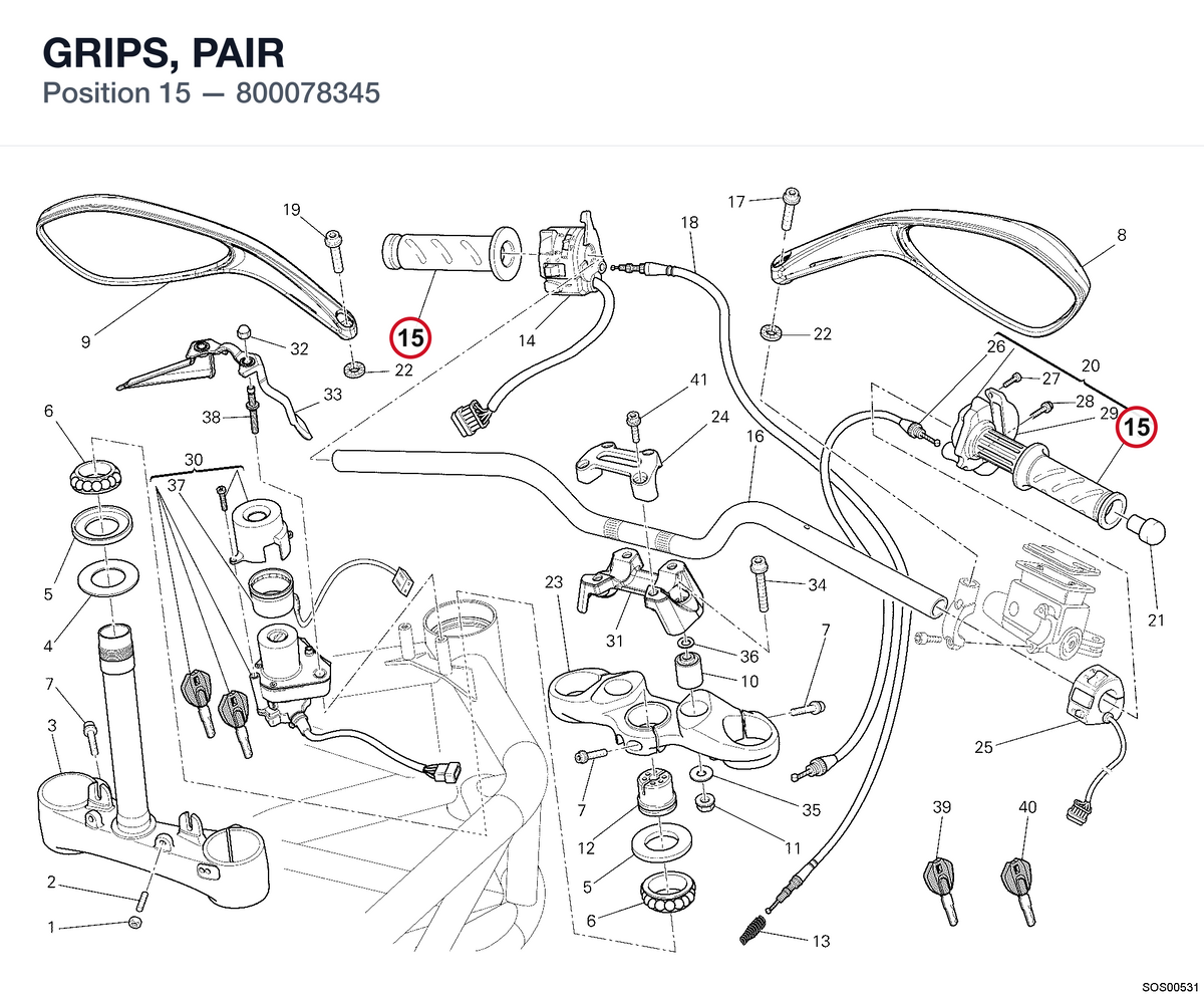 GRIPS, PAIR 800078345 diagram position