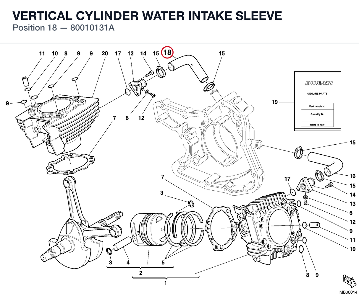 VERTICAL CYLINDER WATER INTAKE SLEEVE