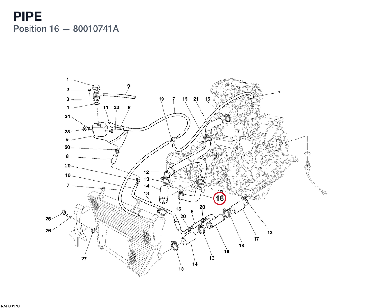 PIPE 80010741A diagram position