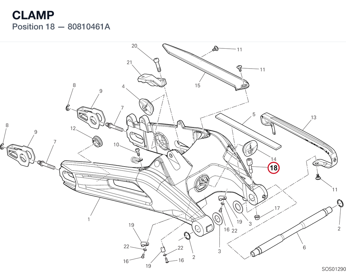 CLAMP 80810461A diagram position