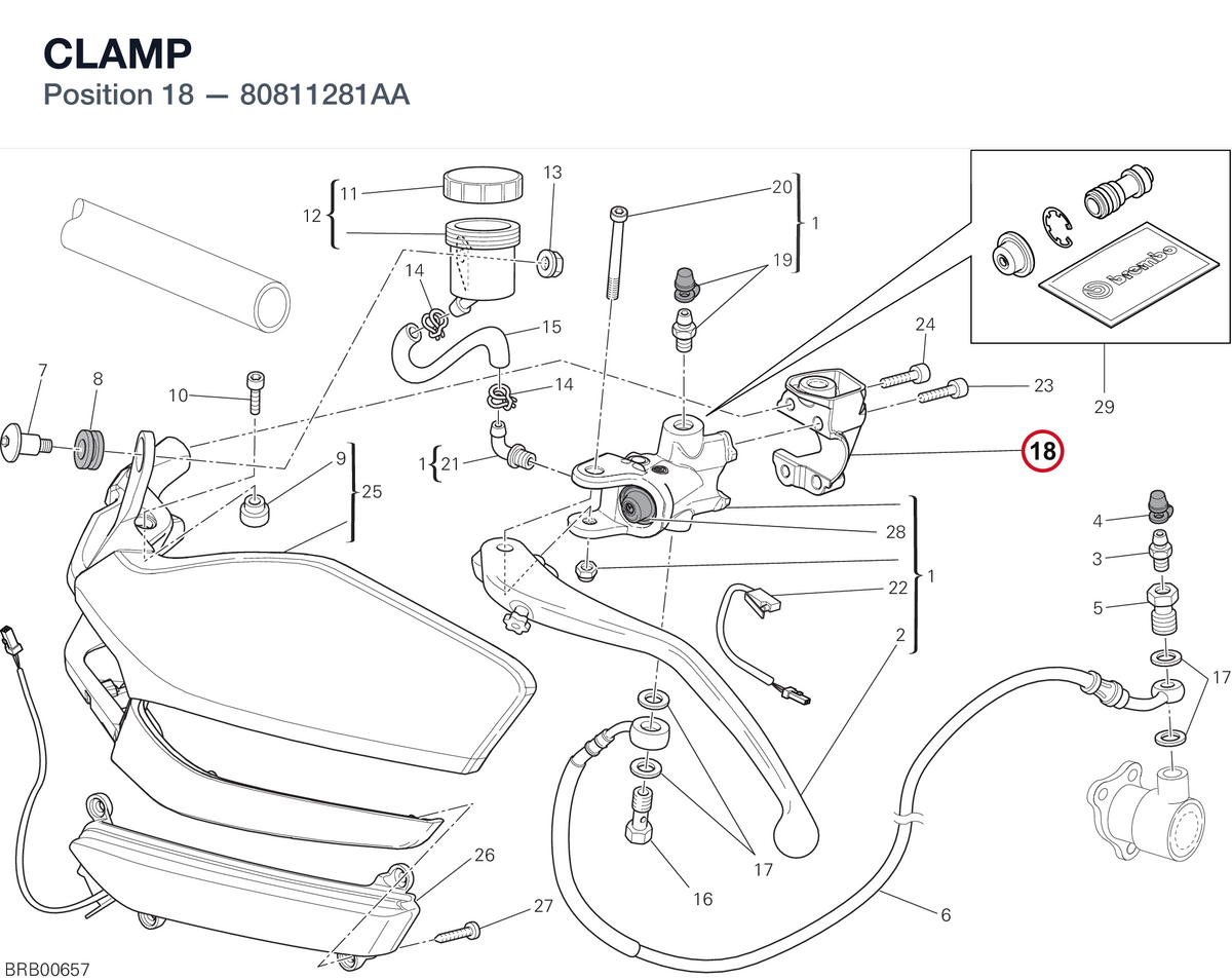 CLAMP 80811281AA diagram position