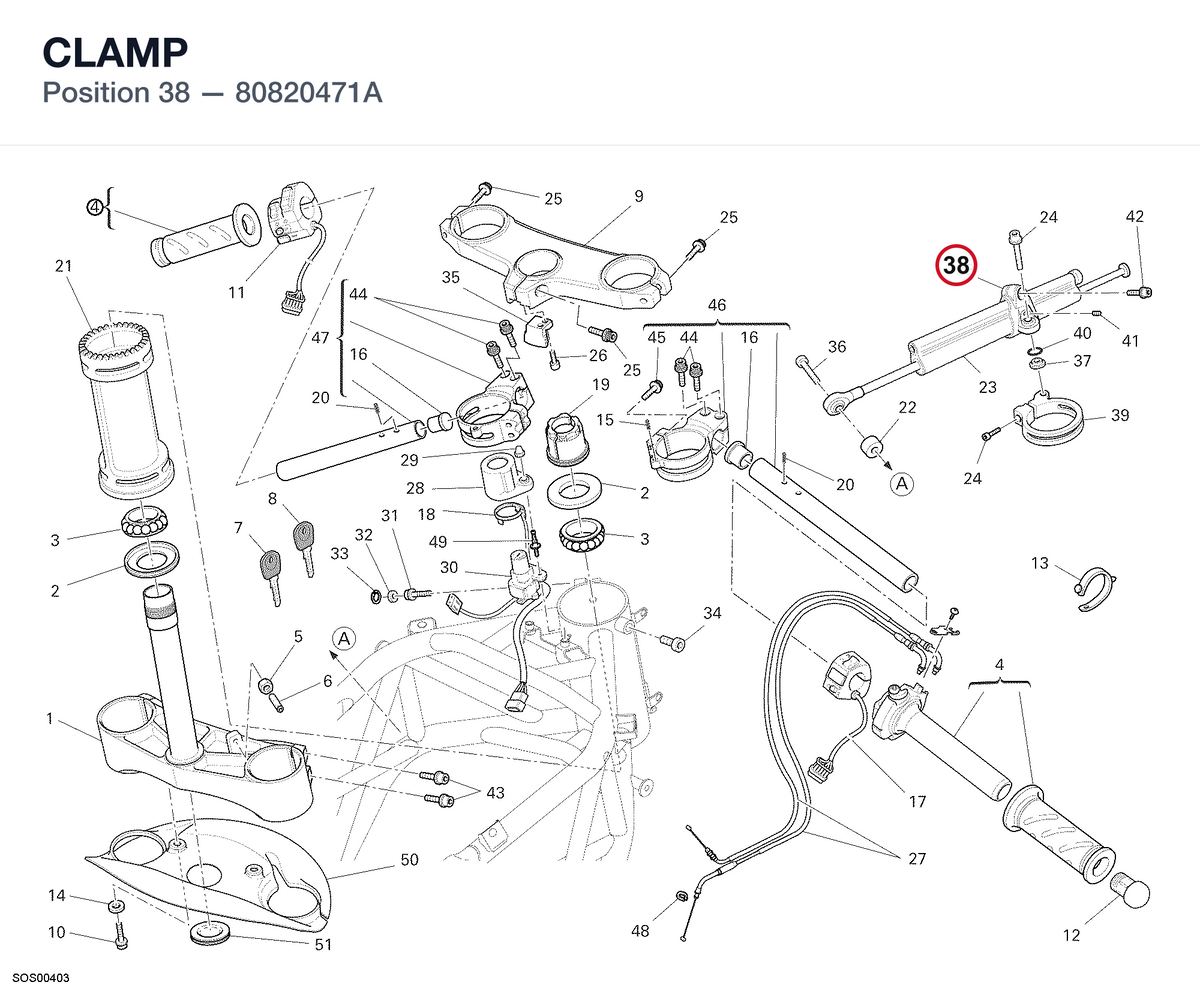 CLAMP 80820471A diagram position