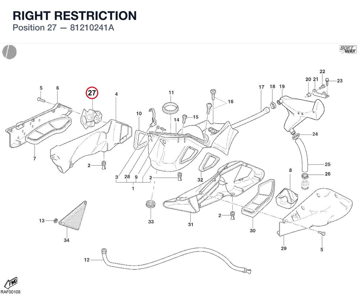 RIGHT RESTRICTION 81210241A diagram position