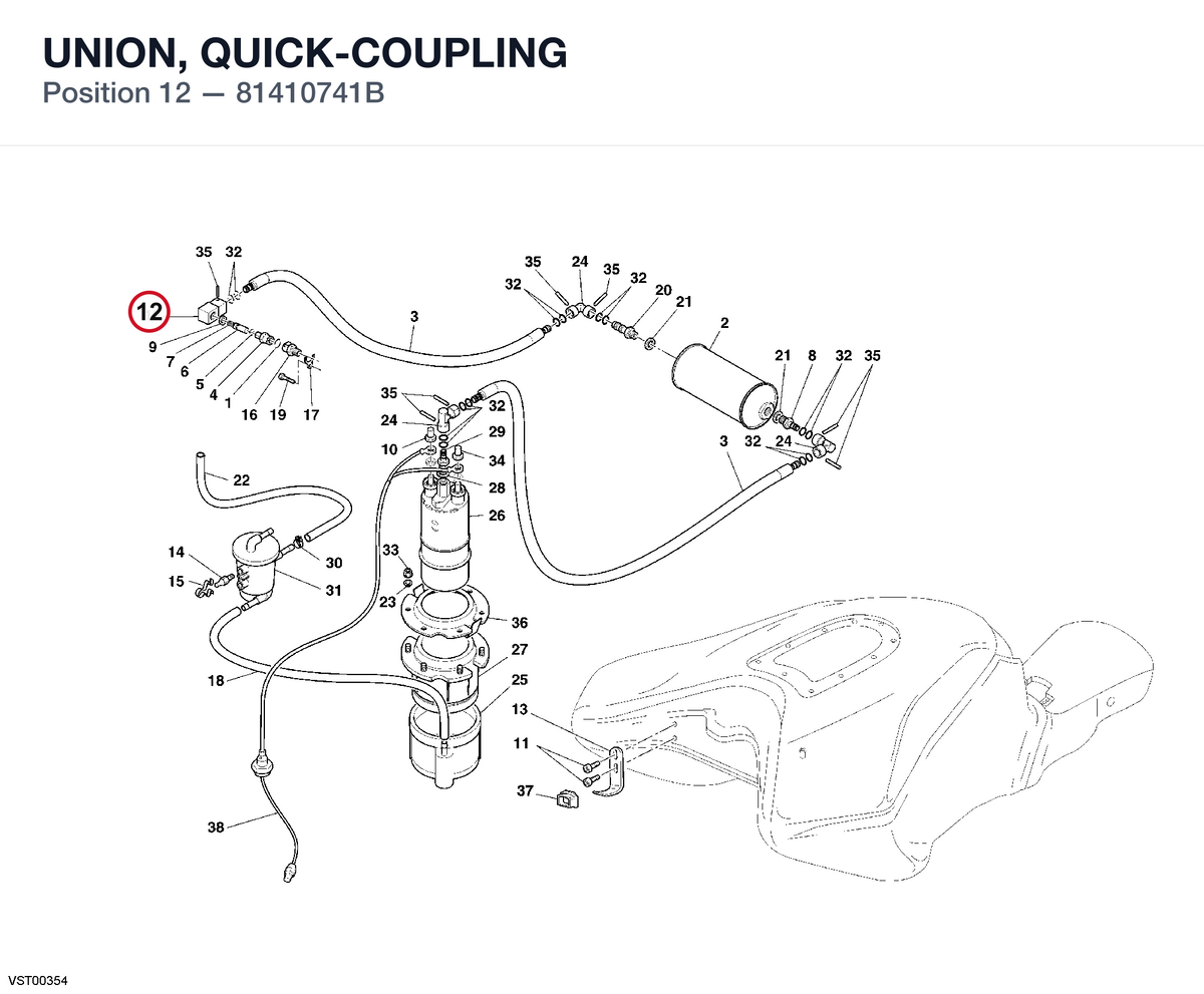 UNION, QUICK-COUPLING