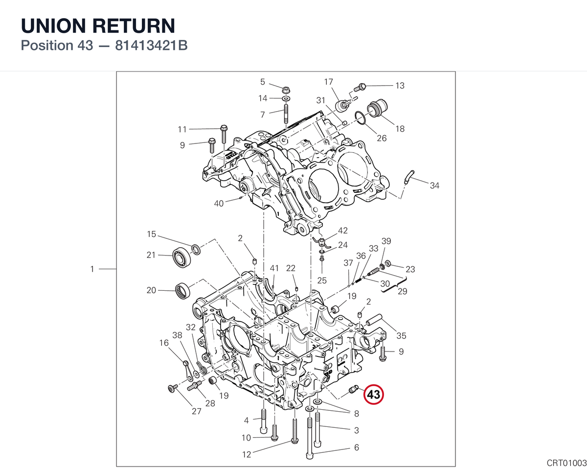 UNION RETURN 81413421B diagram position