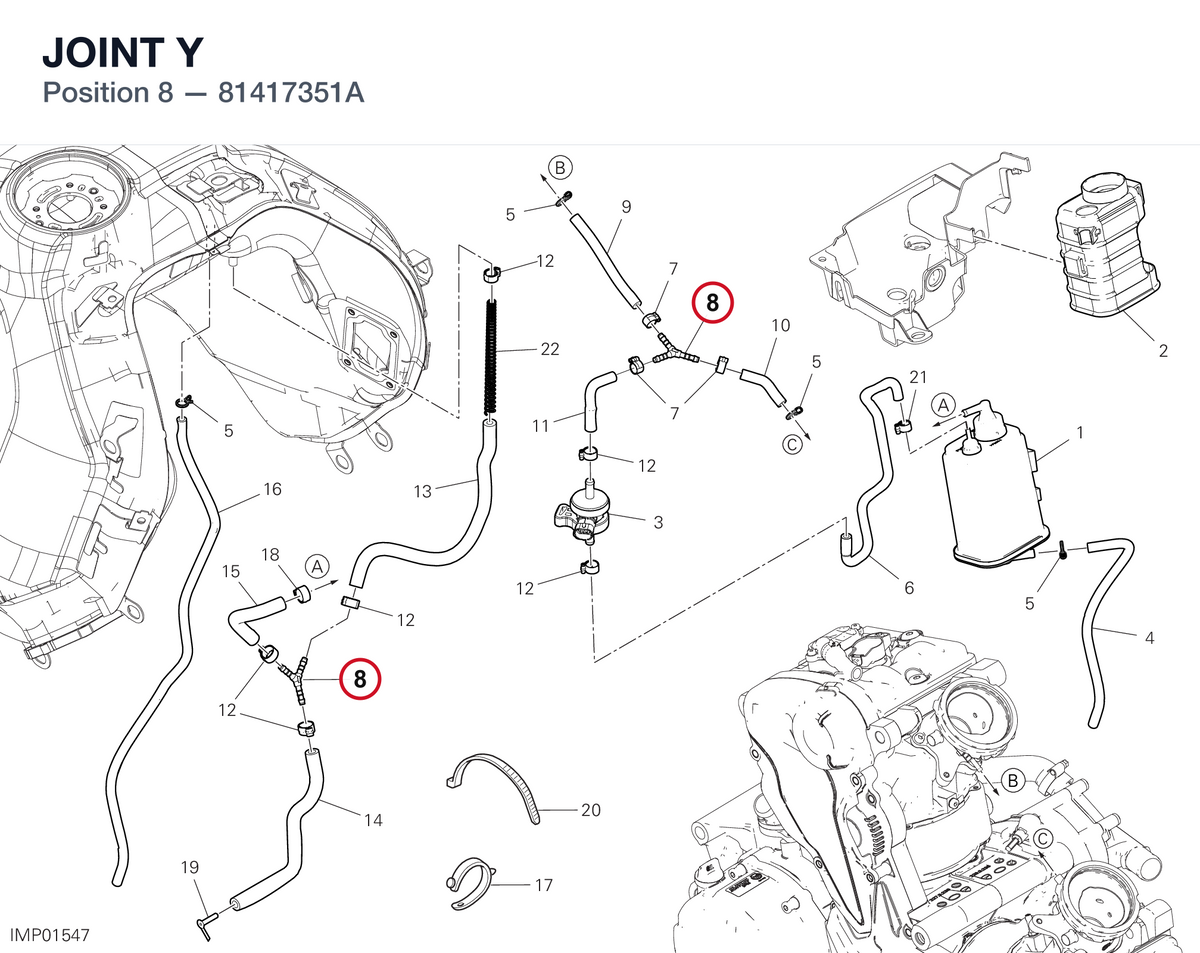 JOINT Y 81417351A diagram position