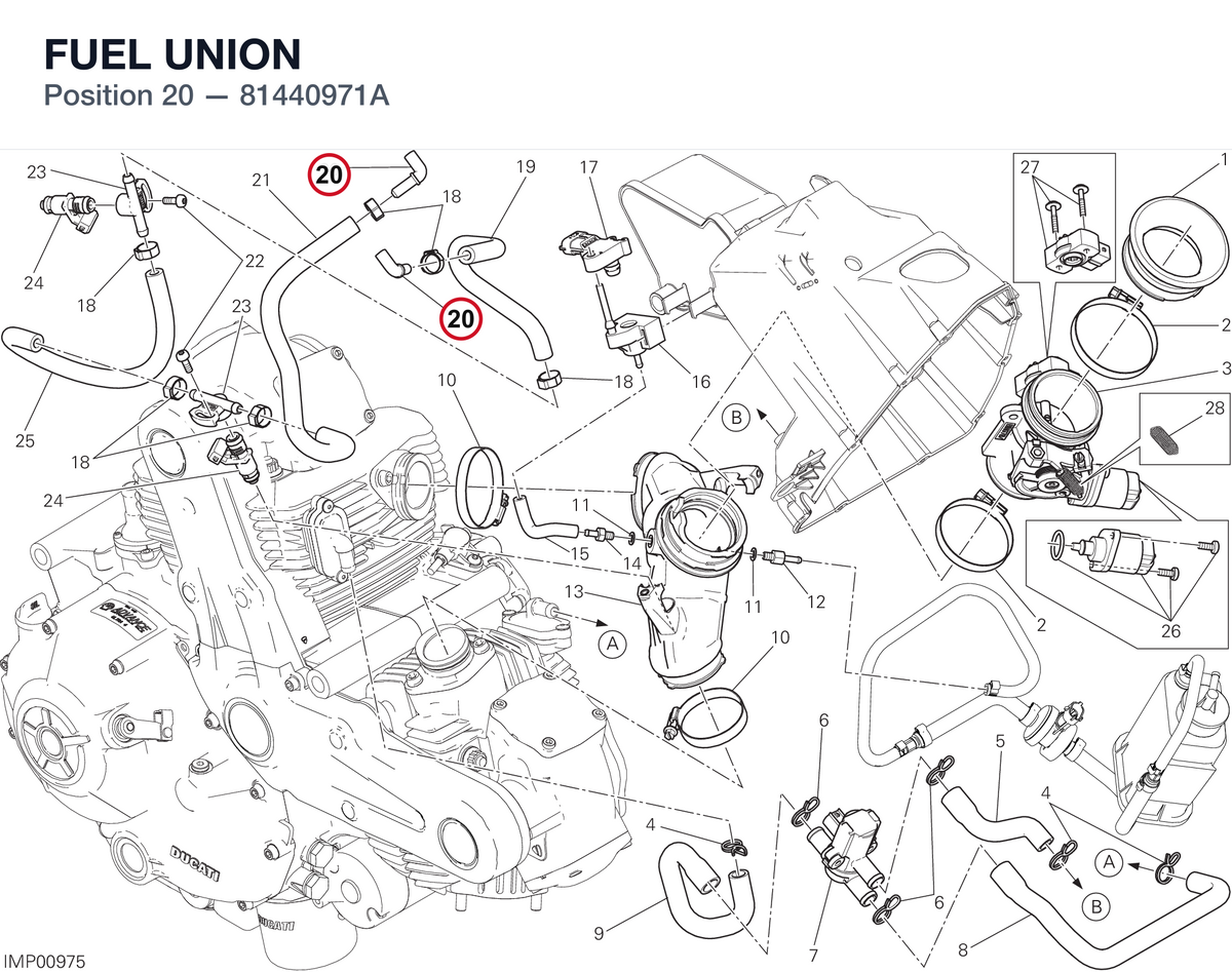 FUEL UNION 81440971A diagram position