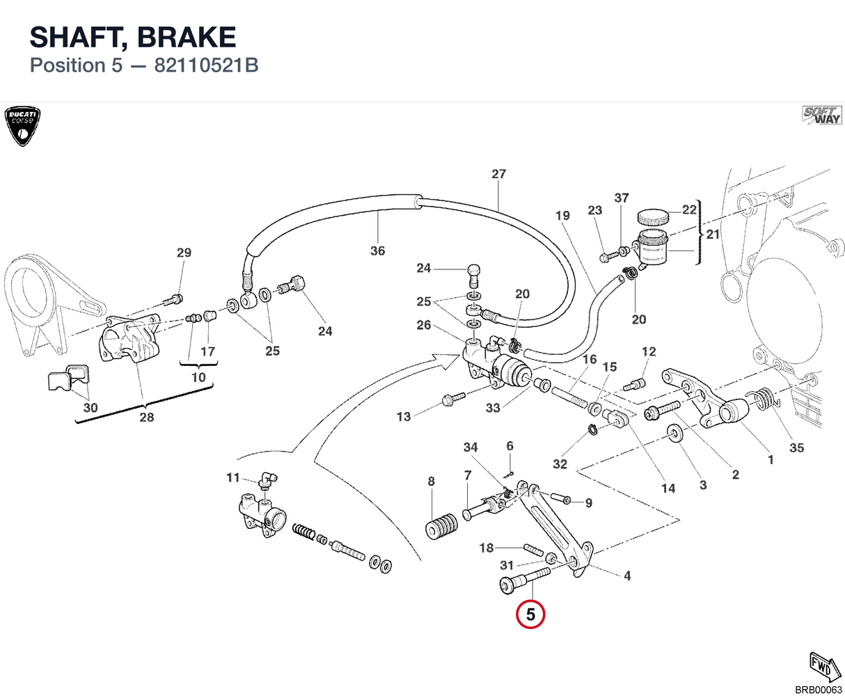 SHAFT, BRAKE