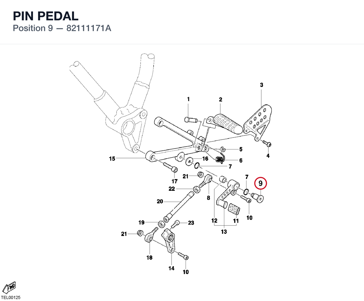 PIN PEDAL