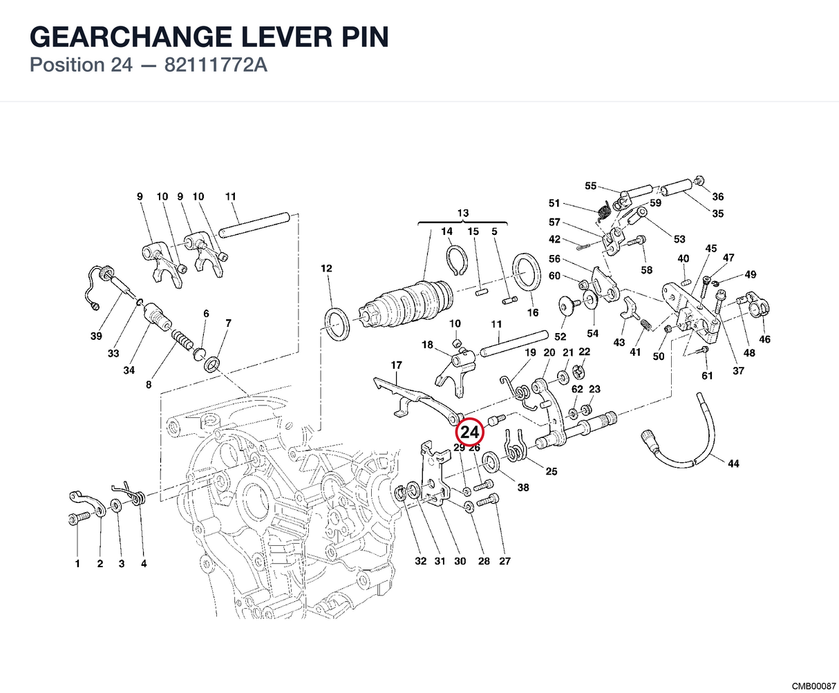 GEARCHANGE LEVER PIN
