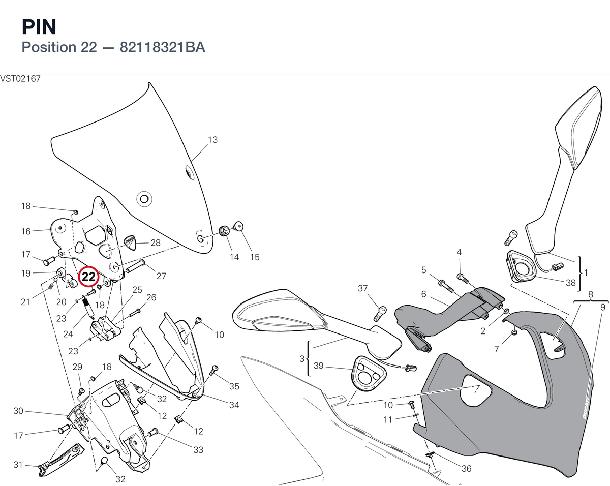 PIN 82118321BA diagram position