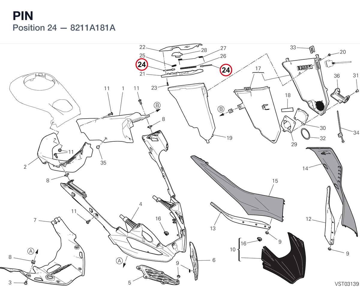 PIN 8211A181A diagram position