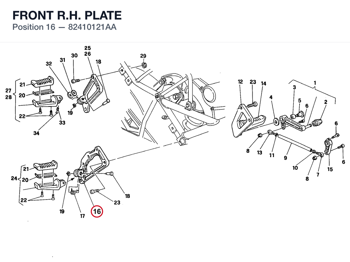 FRONT R.H. PLATE