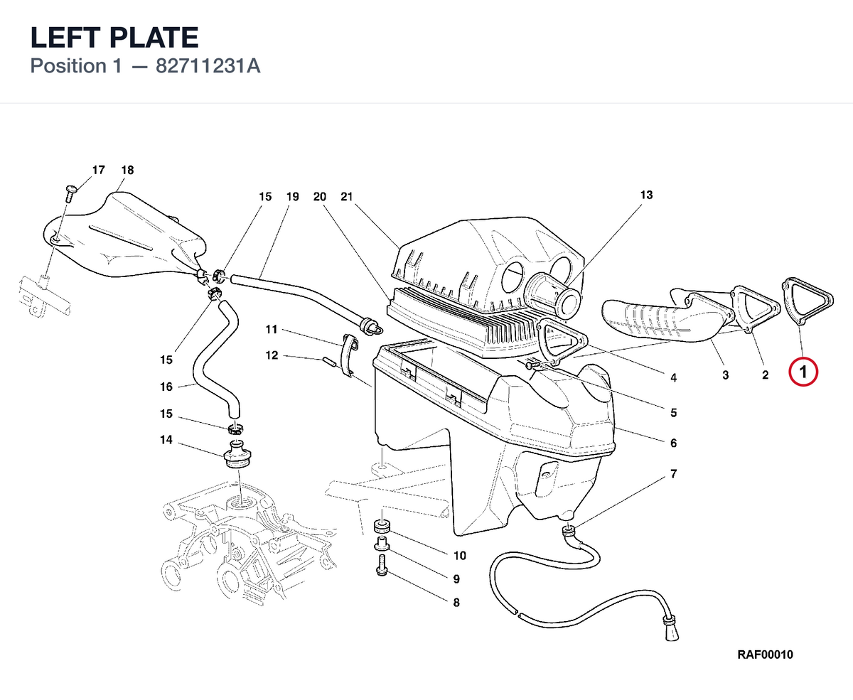 LEFT PLATE