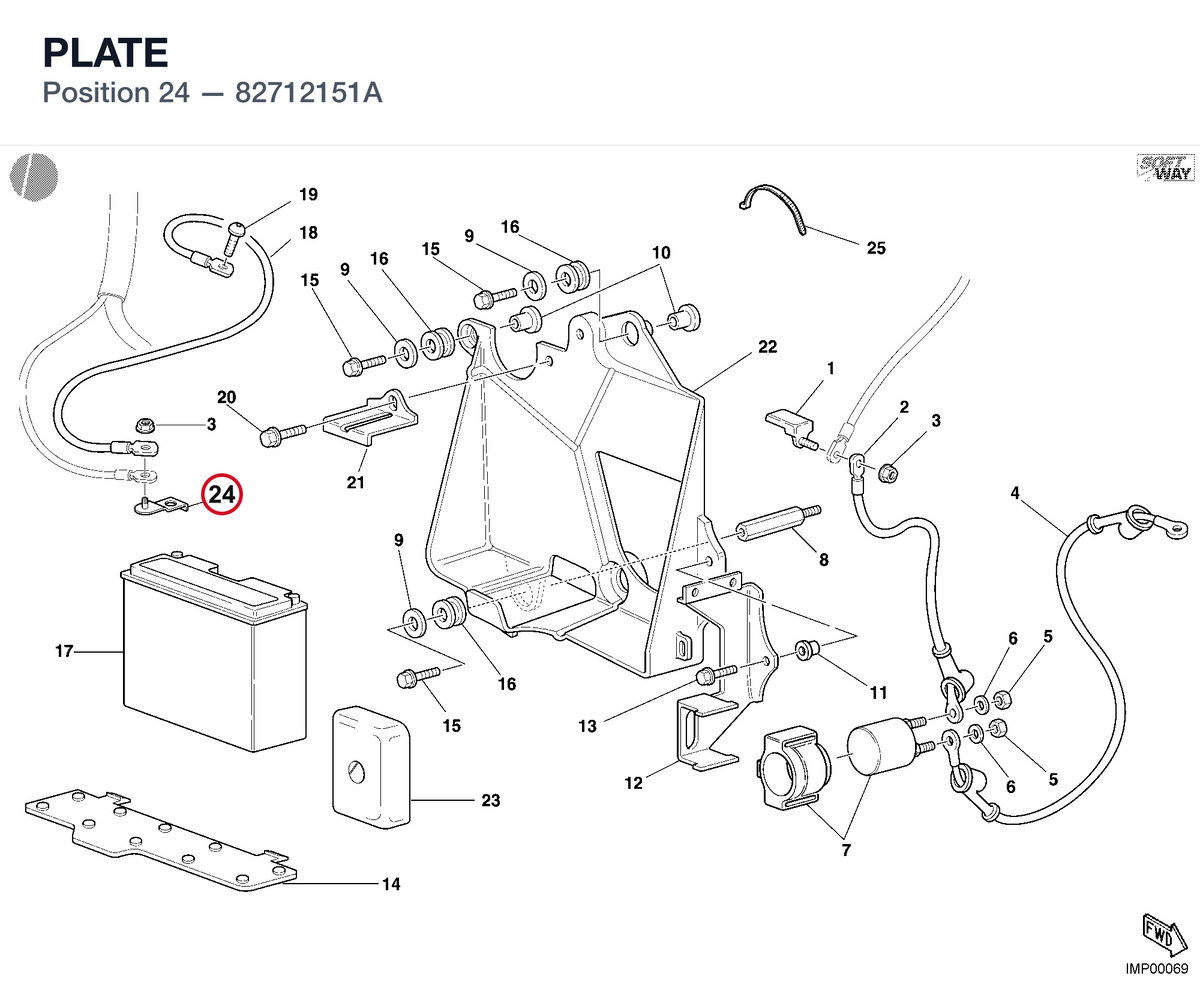 PLATE 82712151A diagram position