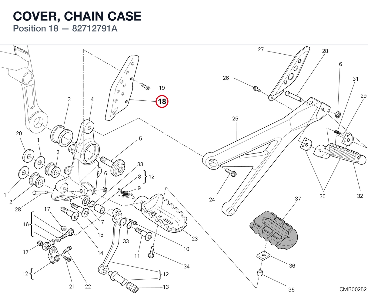 COVER, CHAIN CASE