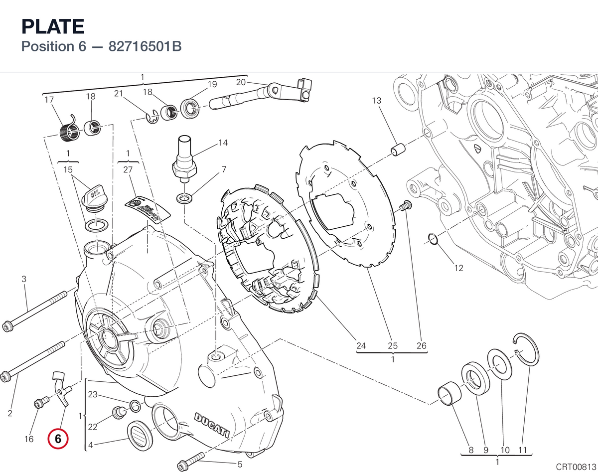 PLATE 82716501B diagram position