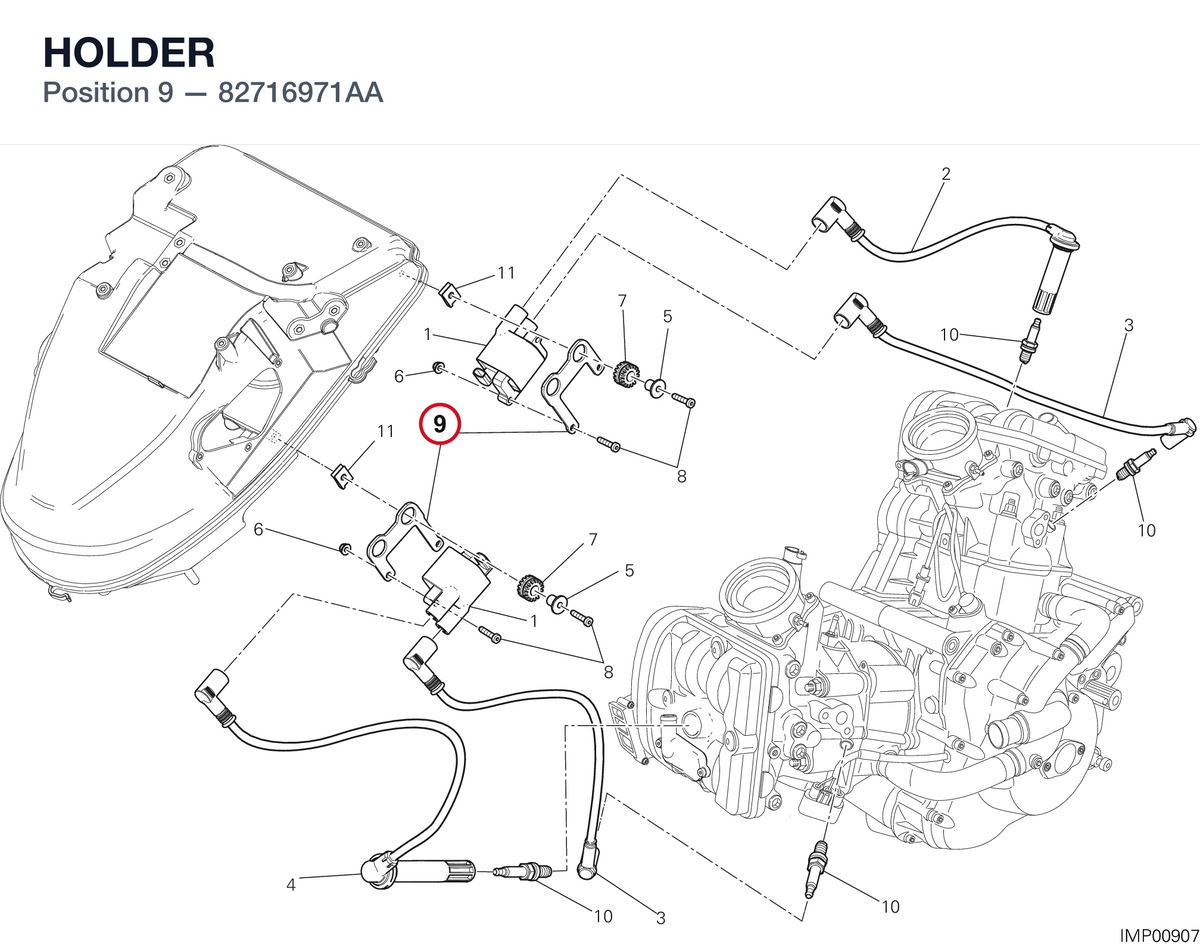 HOLDER 82716971AA diagram position