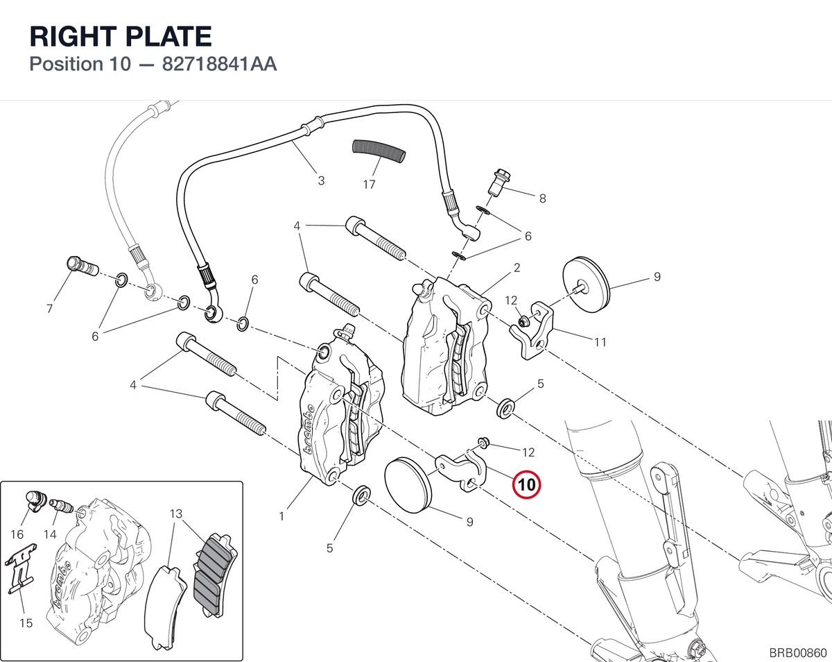 RIGHT PLATE 82718841AA diagram position