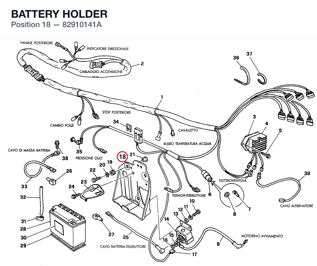BATTERY HOLDER