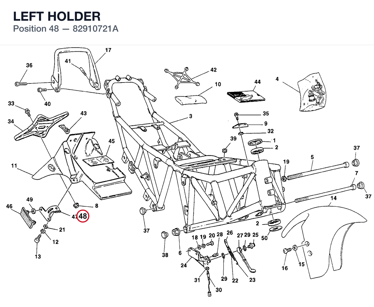 LEFT HOLDER