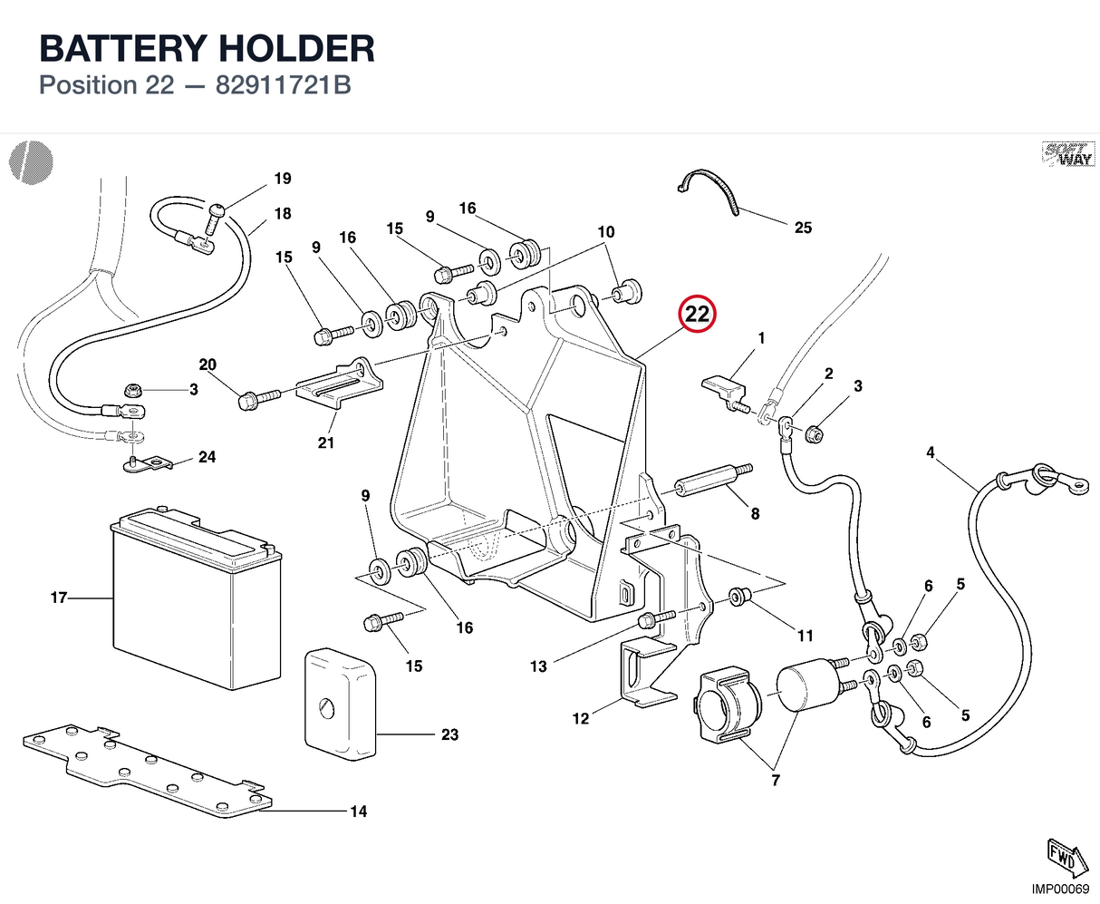 BATTERY HOLDER