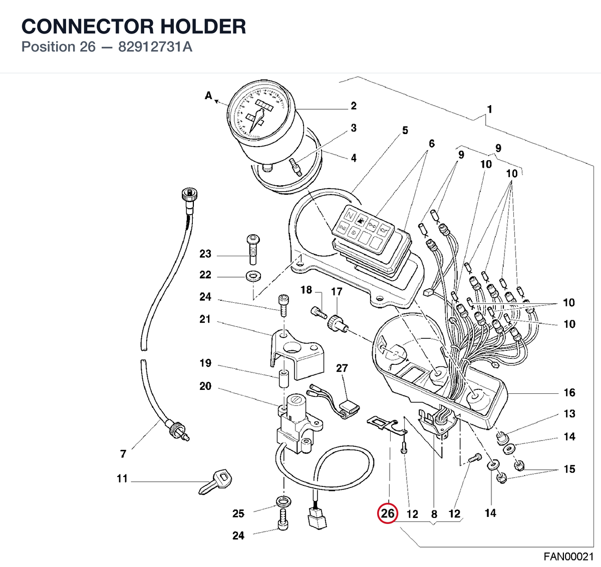 CONNECTOR HOLDER