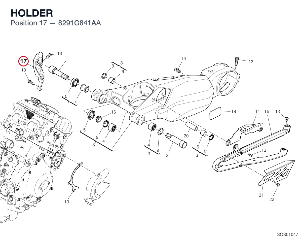 HOLDER 8291G841AA diagram position
