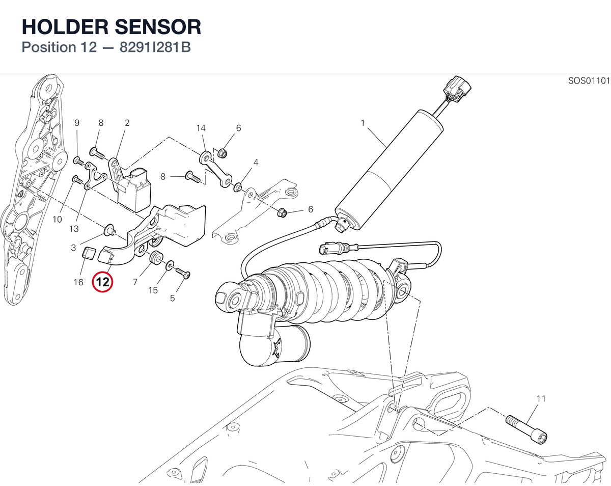 HOLDER SENSOR 8291I281B diagram position
