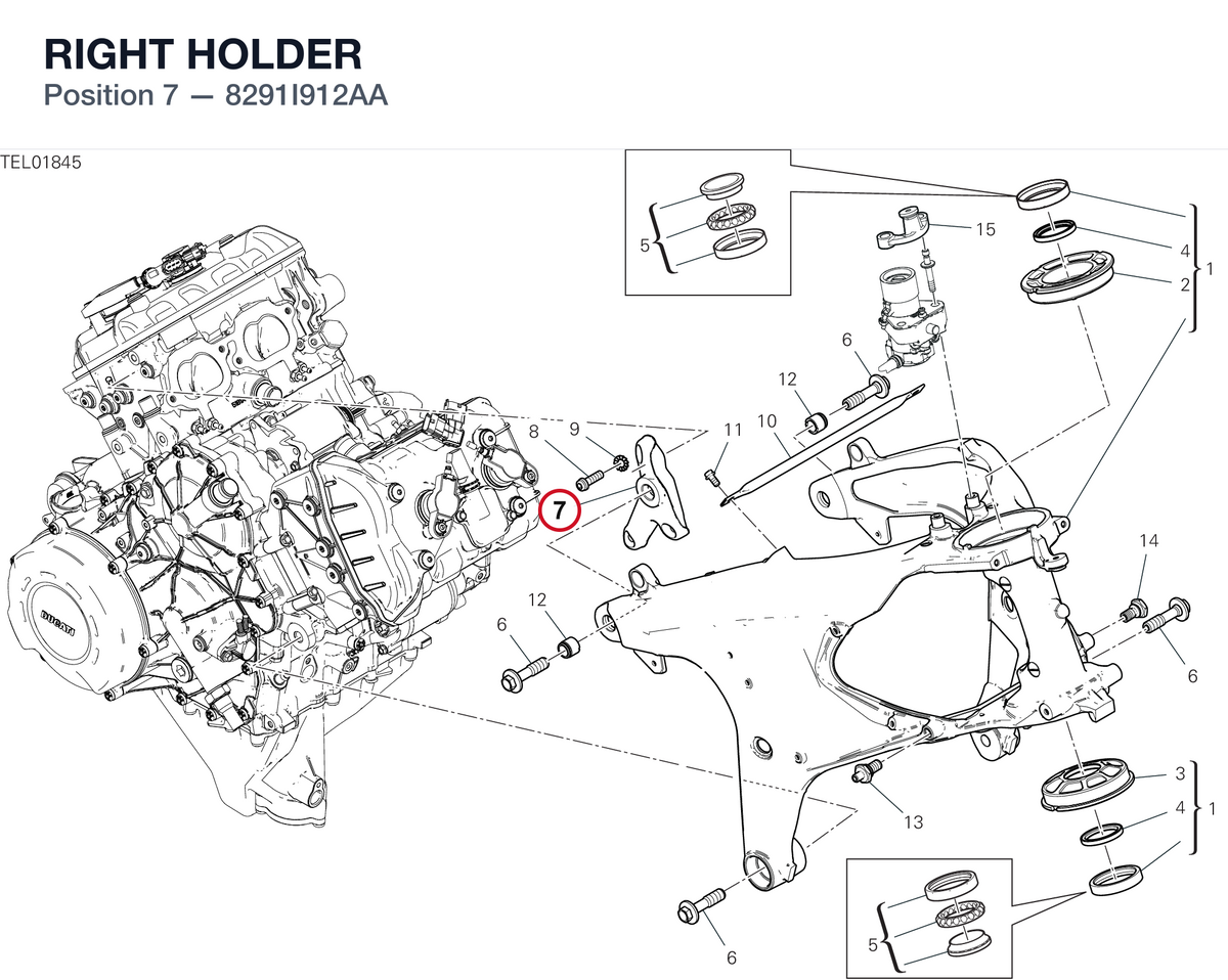 RIGHT HOLDER 8291I912AA diagram position