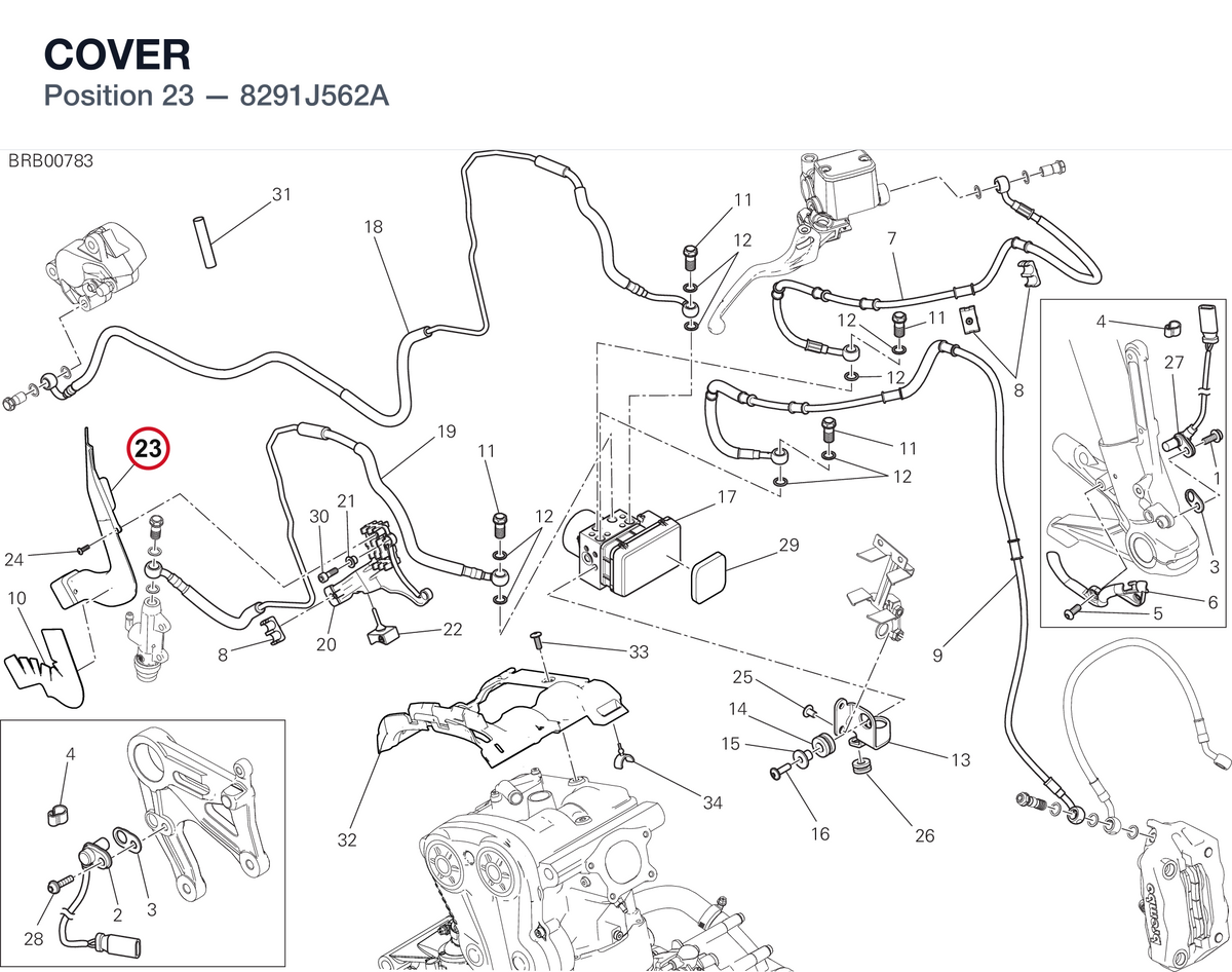 COVER 8291J562A diagram position