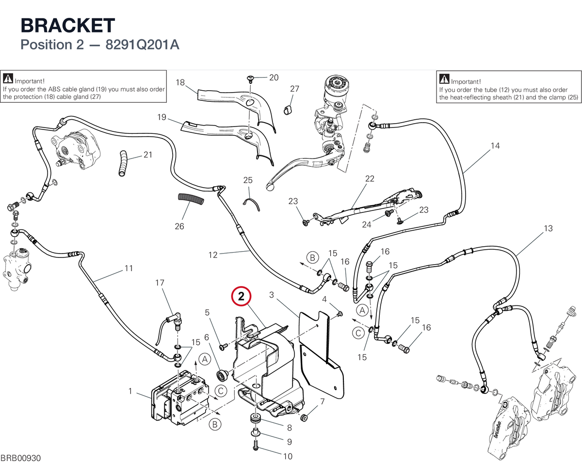 BRACKET 8291Q201A diagram position