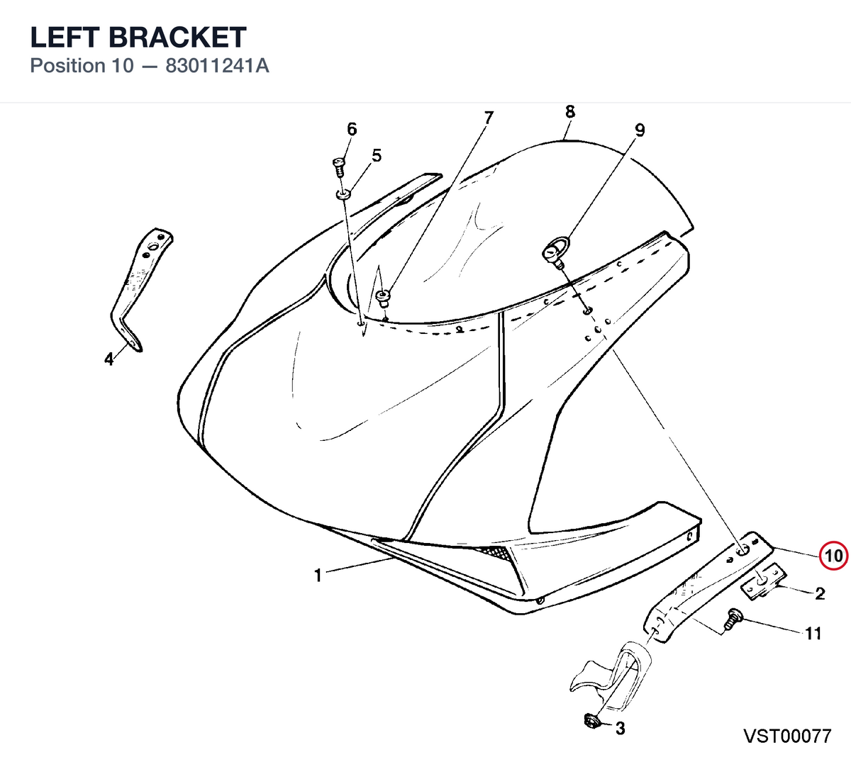 LEFT BRACKET
