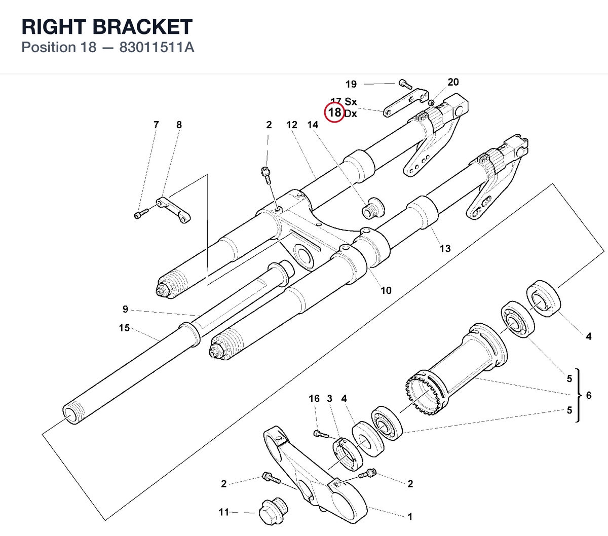 RIGHT BRACKET