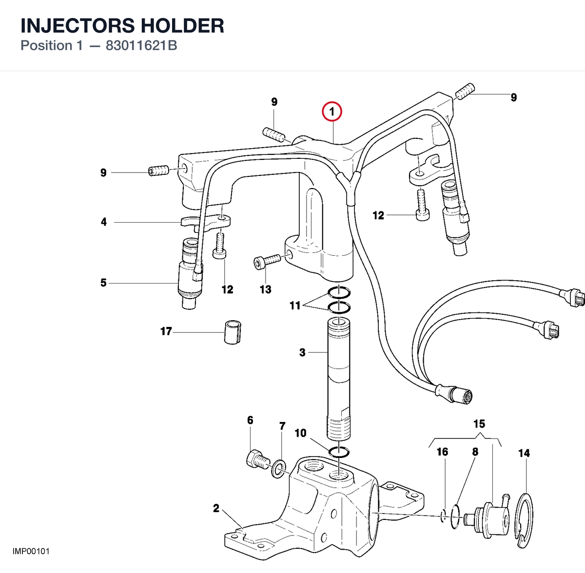INJECTORS HOLDER