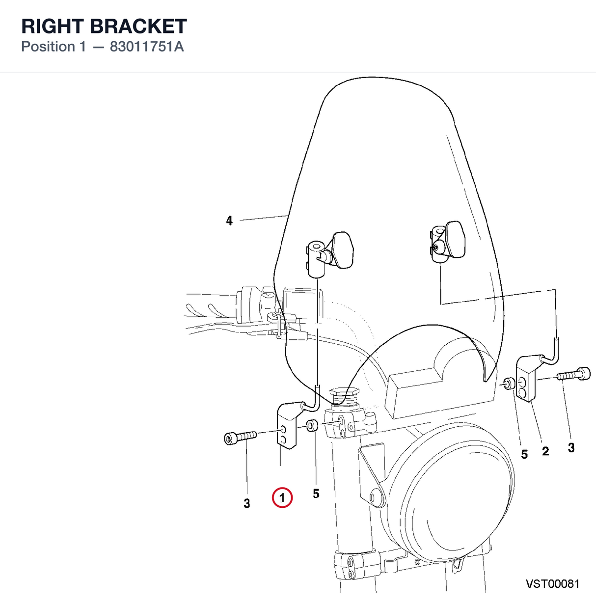 RIGHT BRACKET
