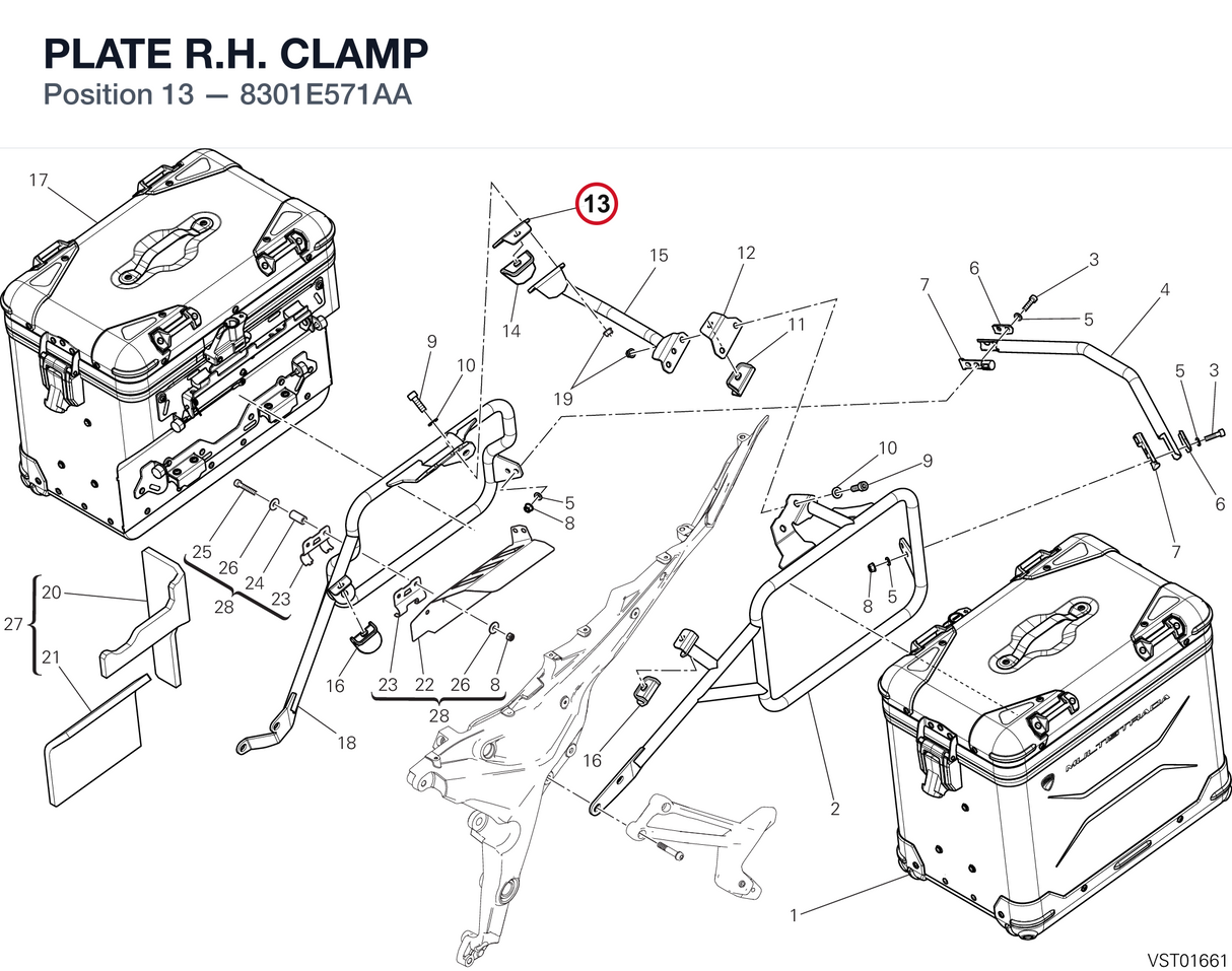 PLATE R.H. CLAMP