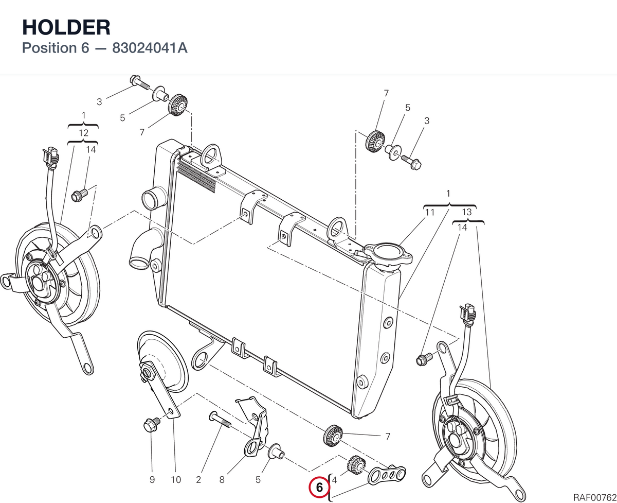 HOLDER 83024041A diagram position