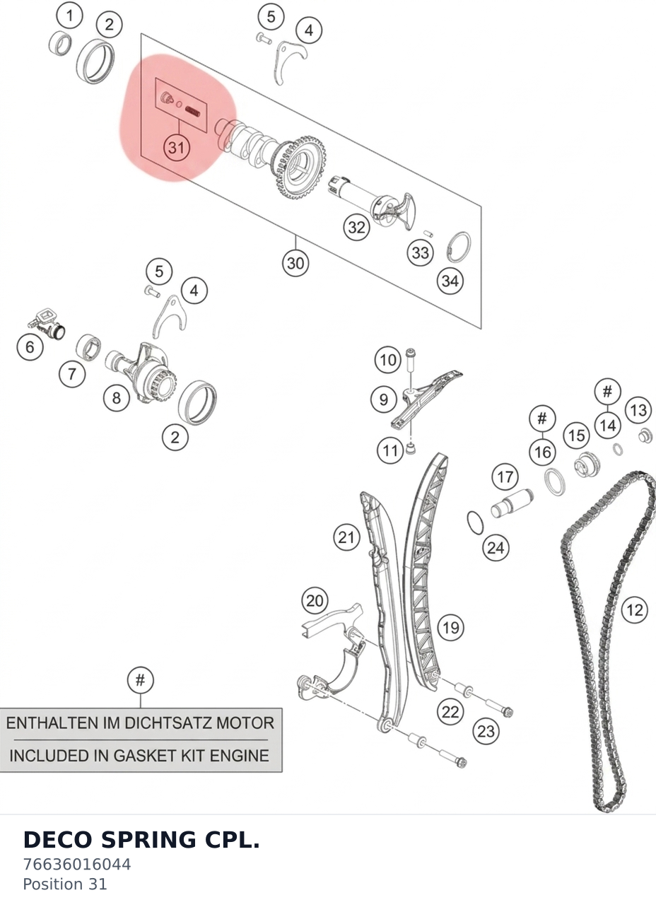 Diagram preview: DECO SPRING CPL. (76636016044)