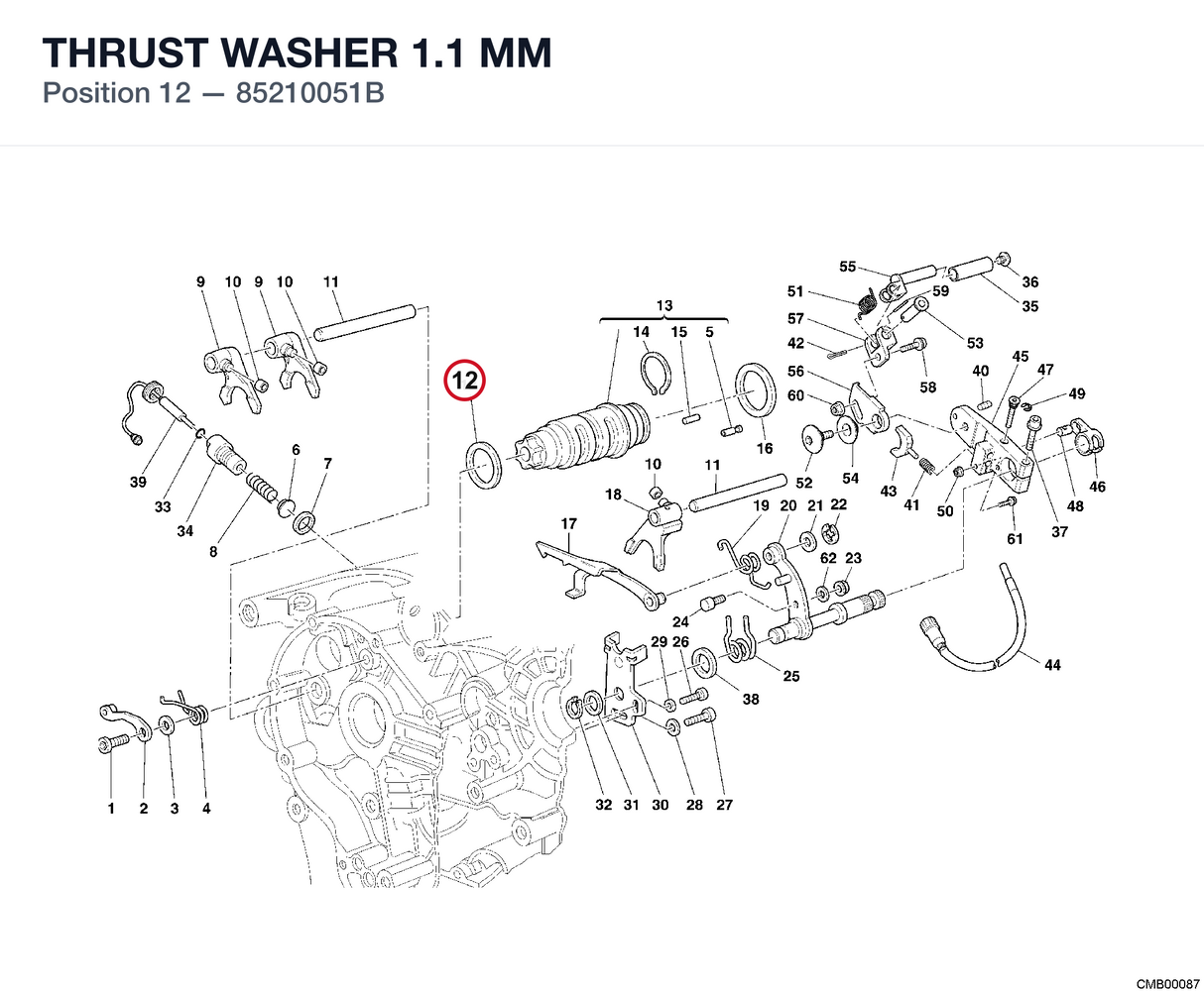 THRUST WASHER 1.1 MM