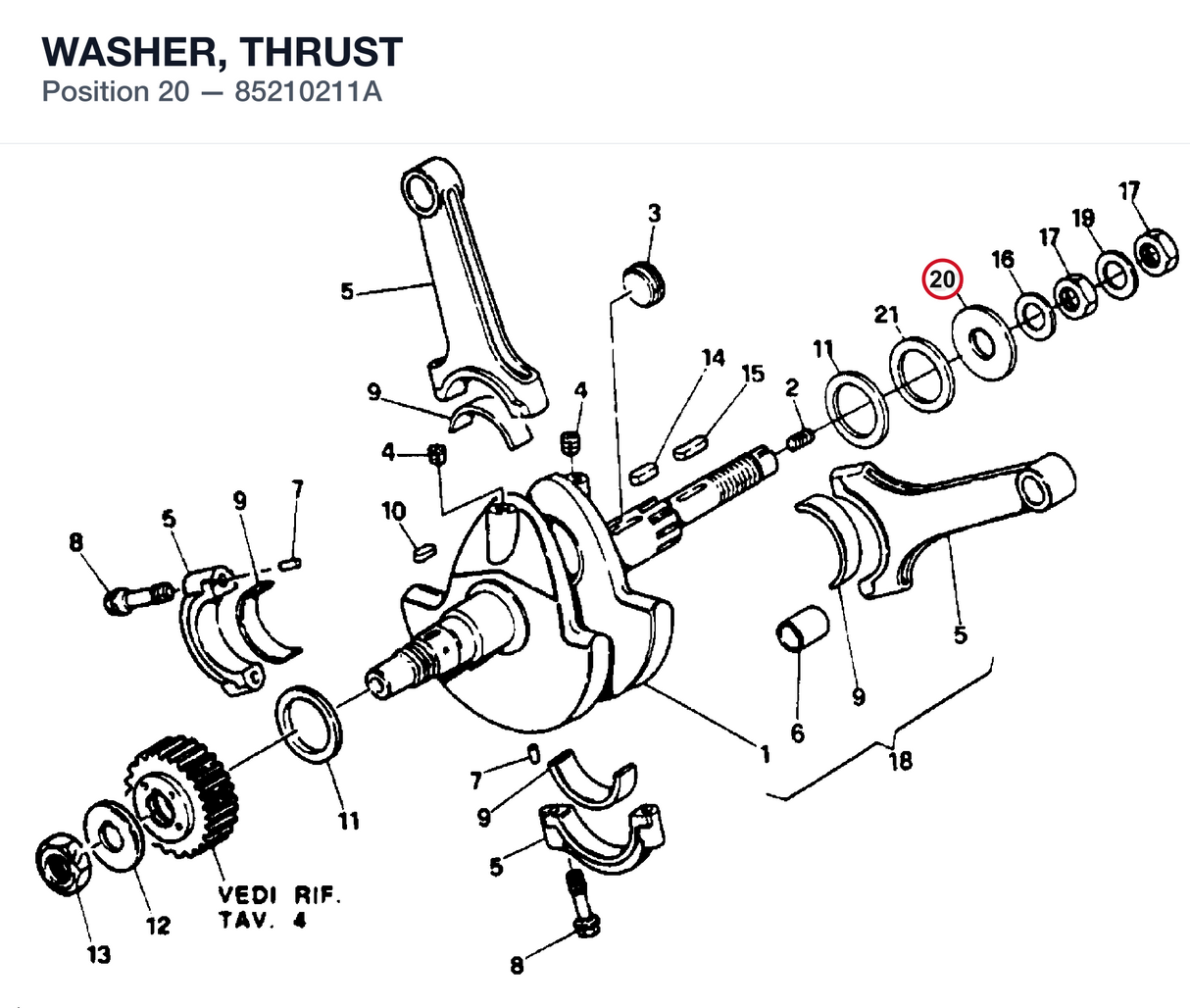 WASHER, THRUST