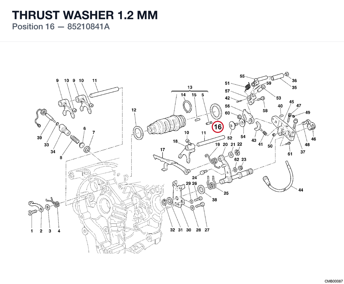 THRUST WASHER 1.2 MM
